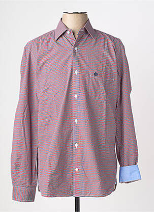 Chemise manches longues poches rouge SERGE BLANCO homme