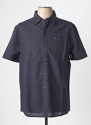 Chemise manches courtes poches bleu OXBOW homme