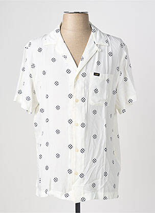 Chemise manches courtes poches bleu LEE homme