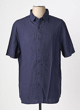 Chemise manches courtes coupe cintrée bleu OXBOW homme