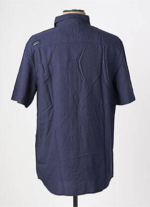 Chemise manches courtes coupe cintrée bleu OXBOW homme