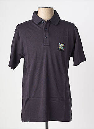Polo tissage jersey manches courtes noir OXBOW homme