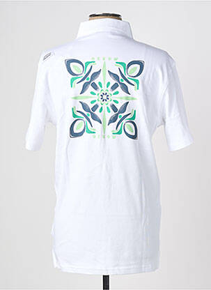 Polo tissage jersey manches courtes blanc OXBOW homme