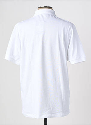 Polo stretch manches courtes blanc SERGE BLANCO homme
