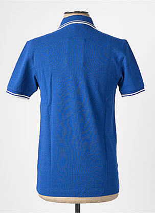 Polo stretch manches courtes bleu FRED PERRY homme