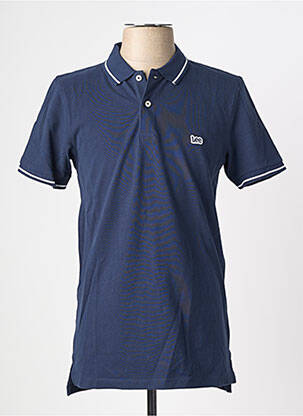 Polo stretch manches courtes bleu LEE homme