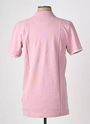 Polo stretch manches courtes rose LEE homme