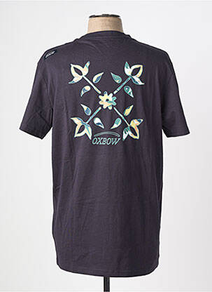 T-shirt stretch manches courtes bleu OXBOW homme