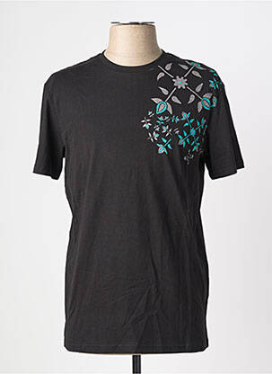 T-shirt stretch manches courtes noir OXBOW homme