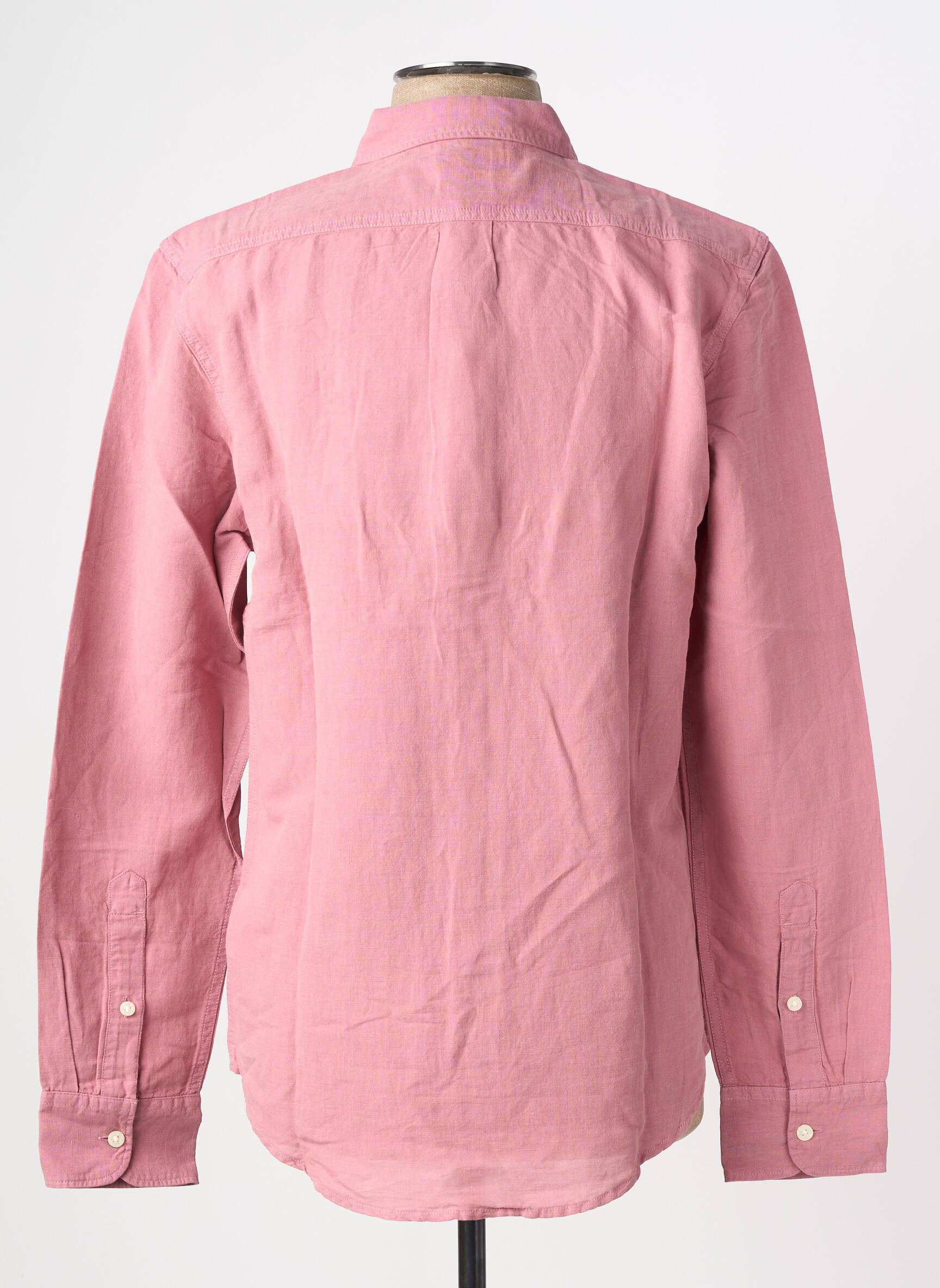 Chemise manches longues fermeture boutonnée sur le devant violet LEE homme