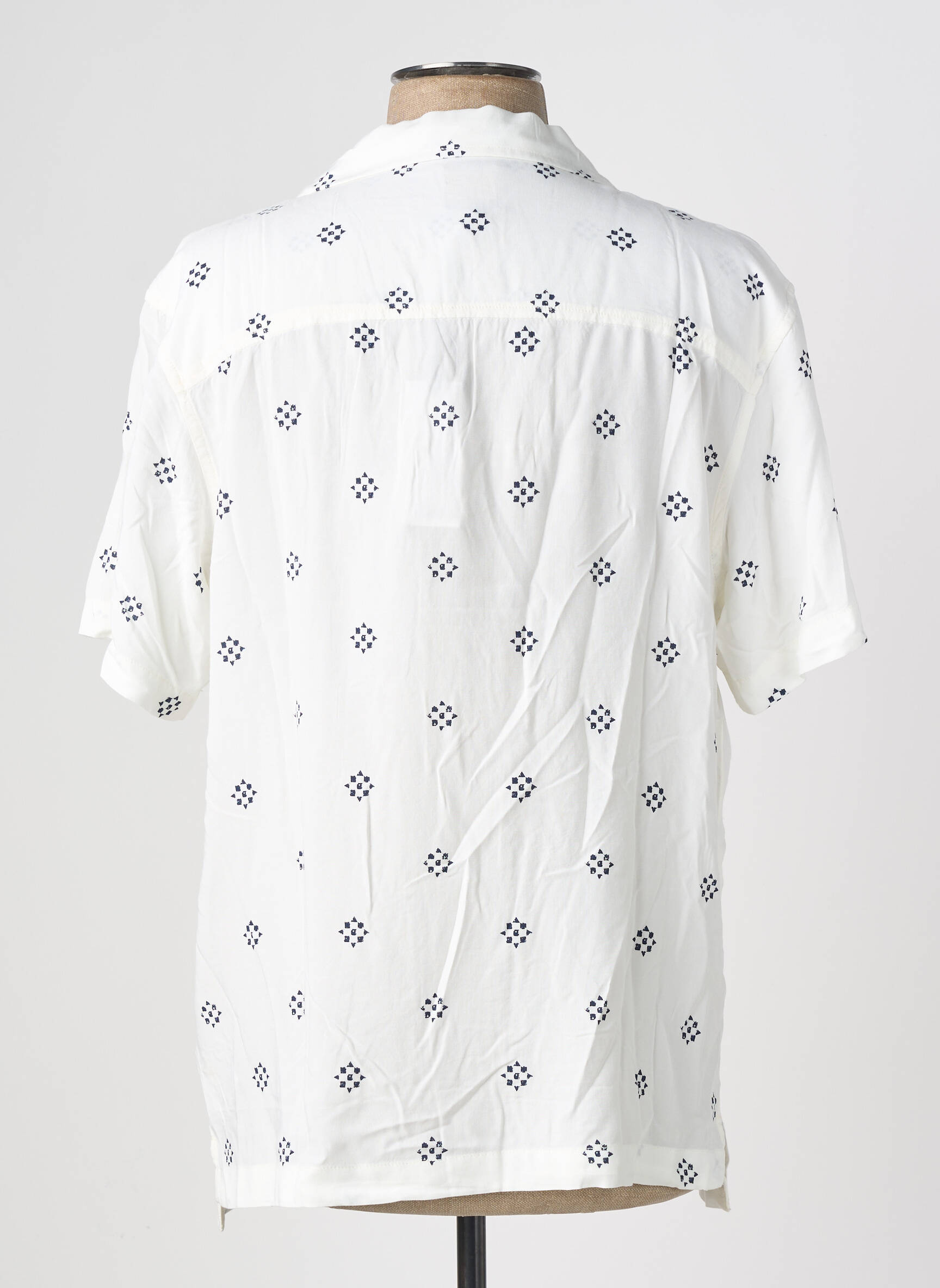 Chemise manches courtes poches bleu LEE homme