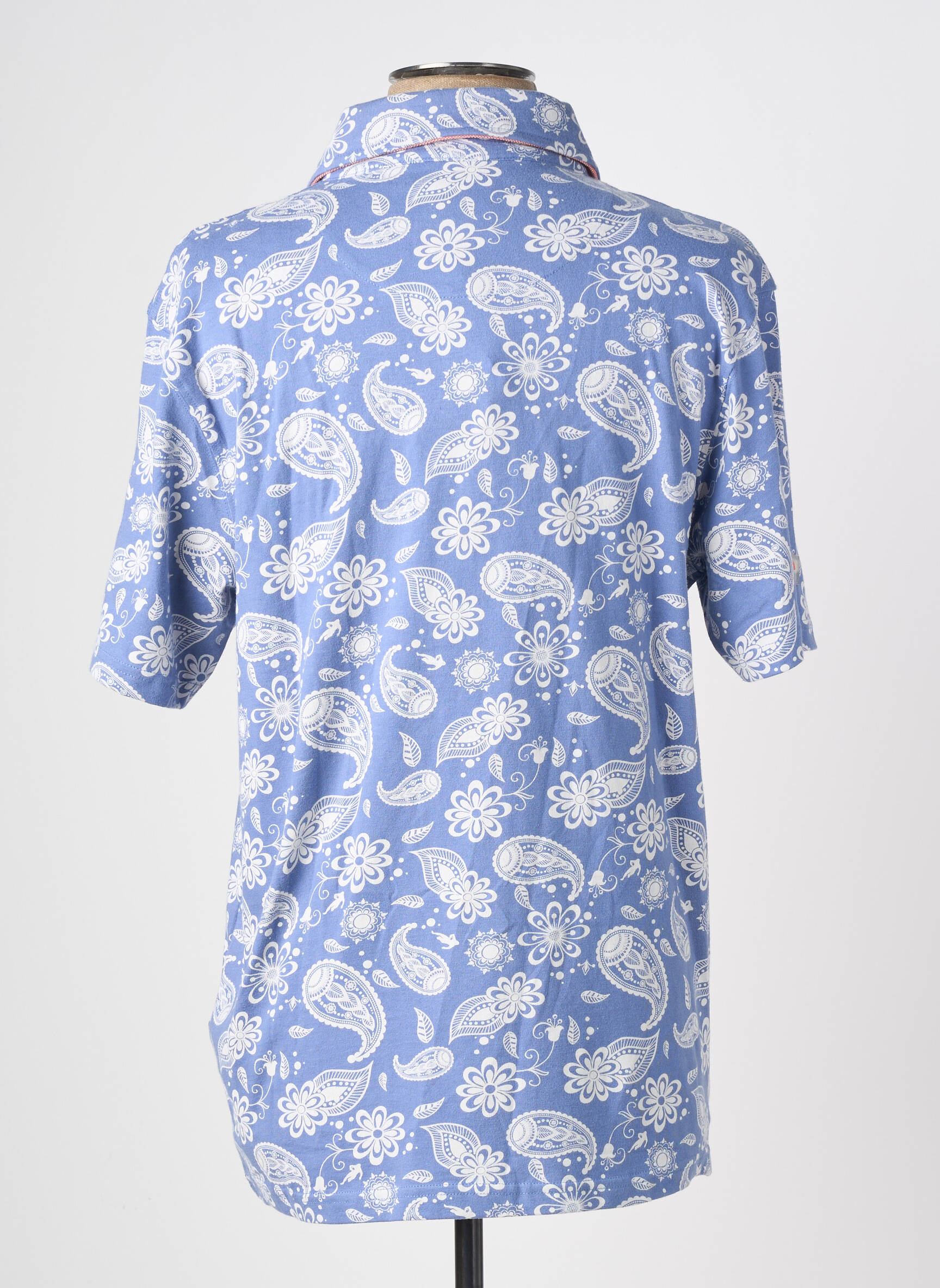 Polo tissage jersey manches courtes bleu RUCKFIELD homme