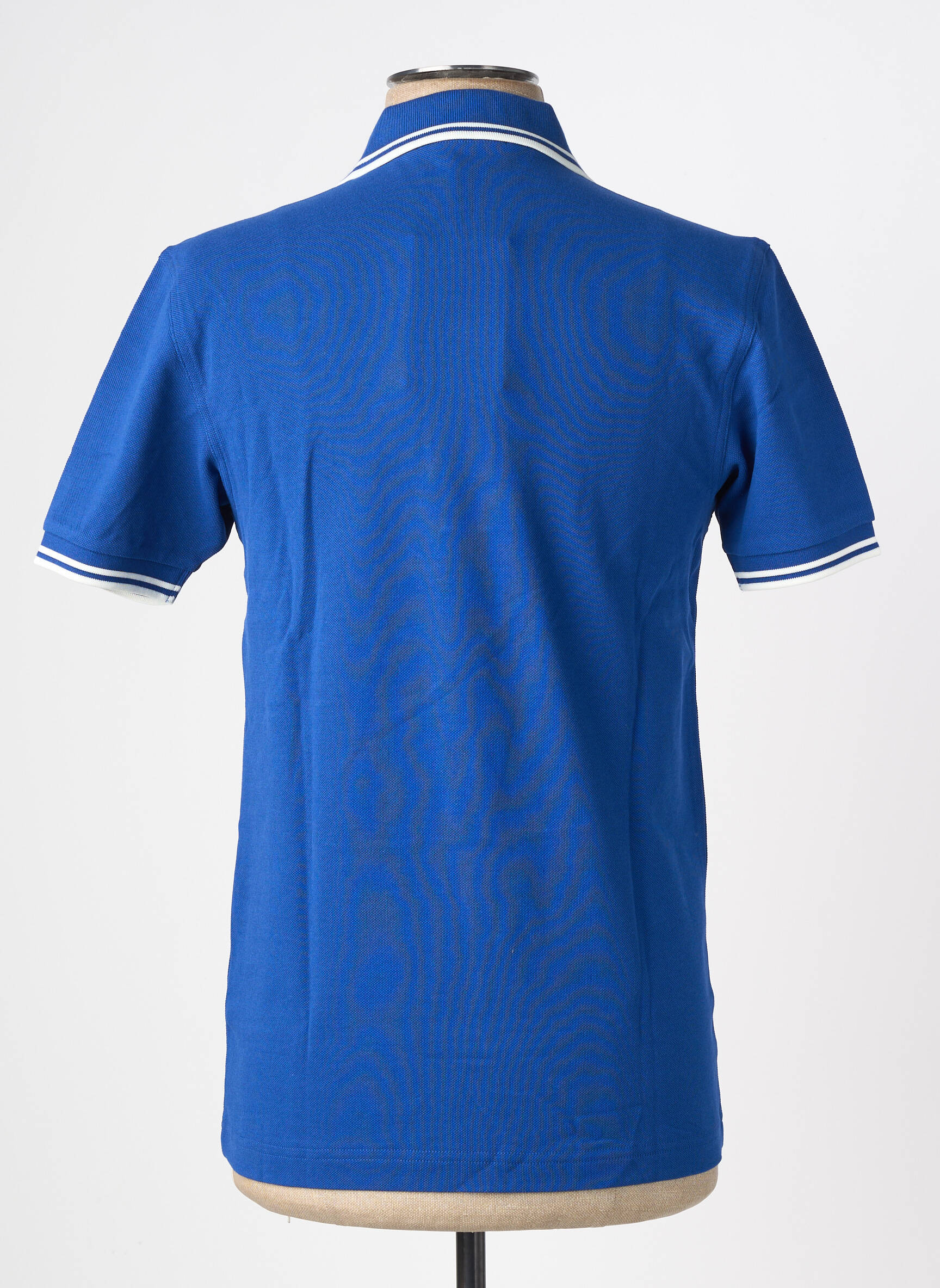 Polo stretch manches courtes bleu FRED PERRY homme