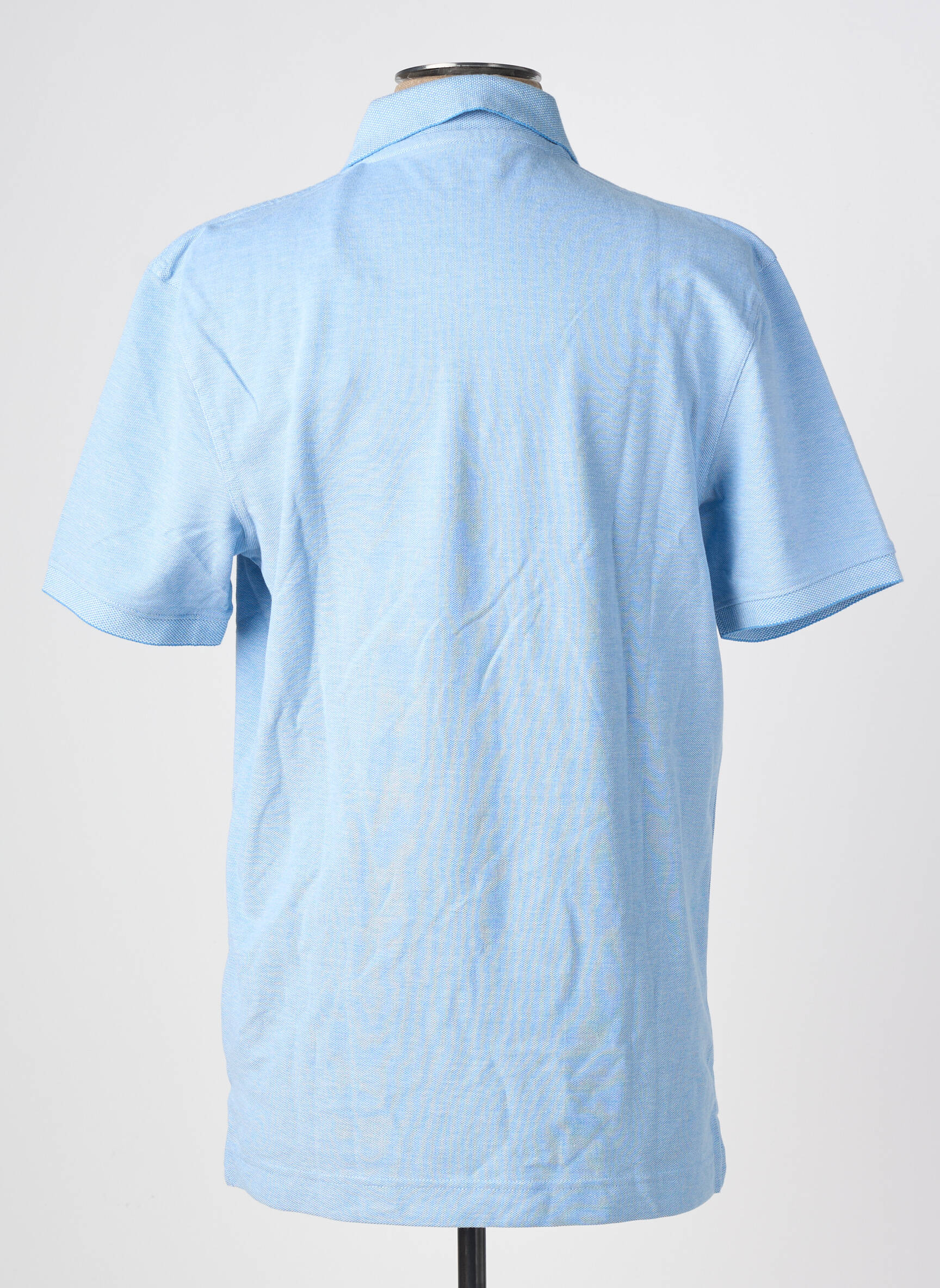 Polo stretch manches courtes bleu WRANGLER homme