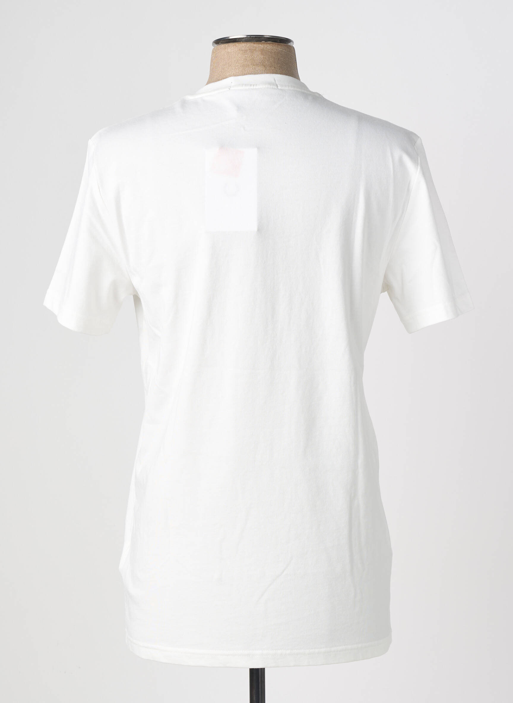 T-shirt stretch manches courtes blanc FRED PERRY homme