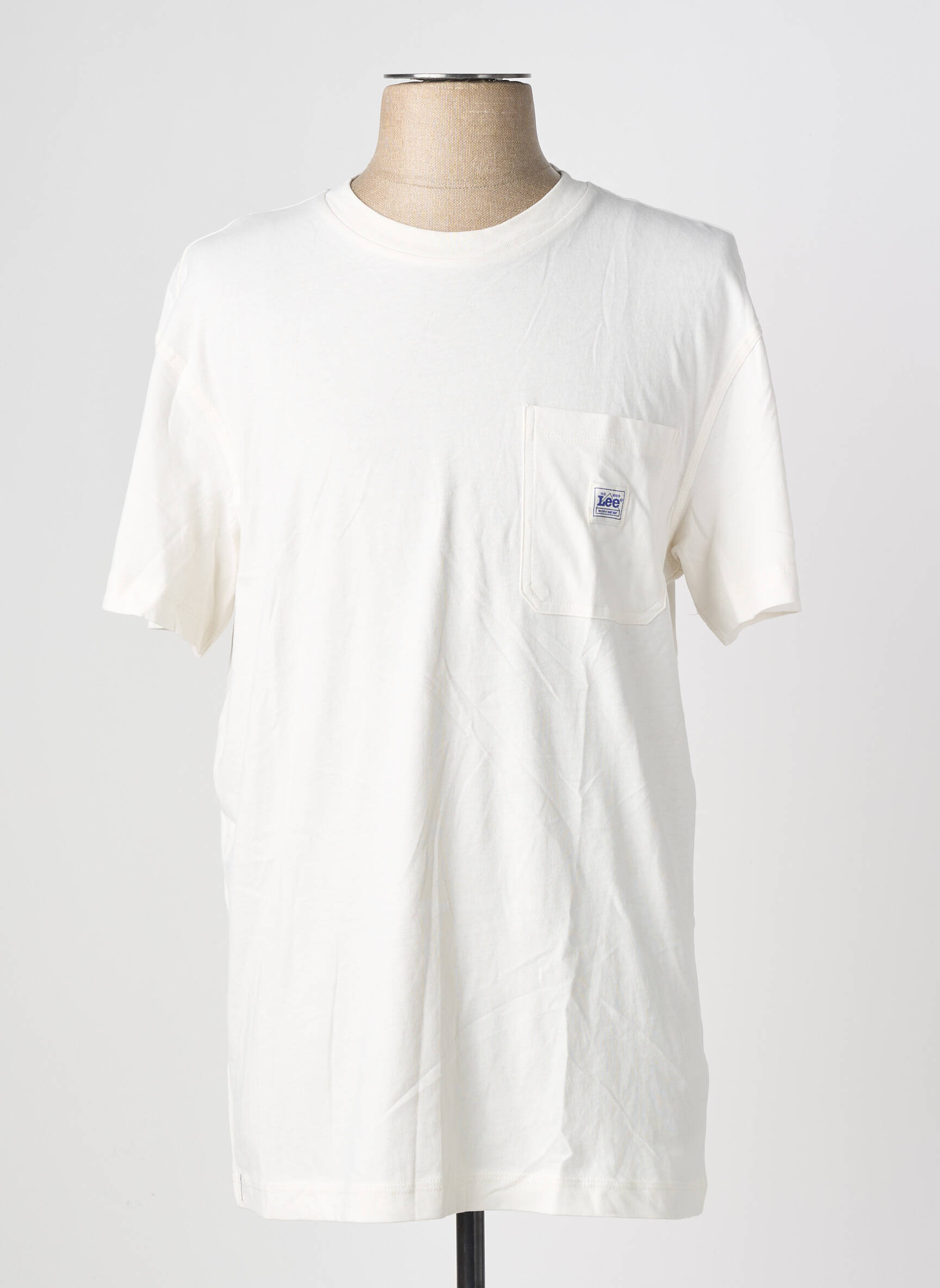 T-shirt stretch manches courtes beige LEE homme