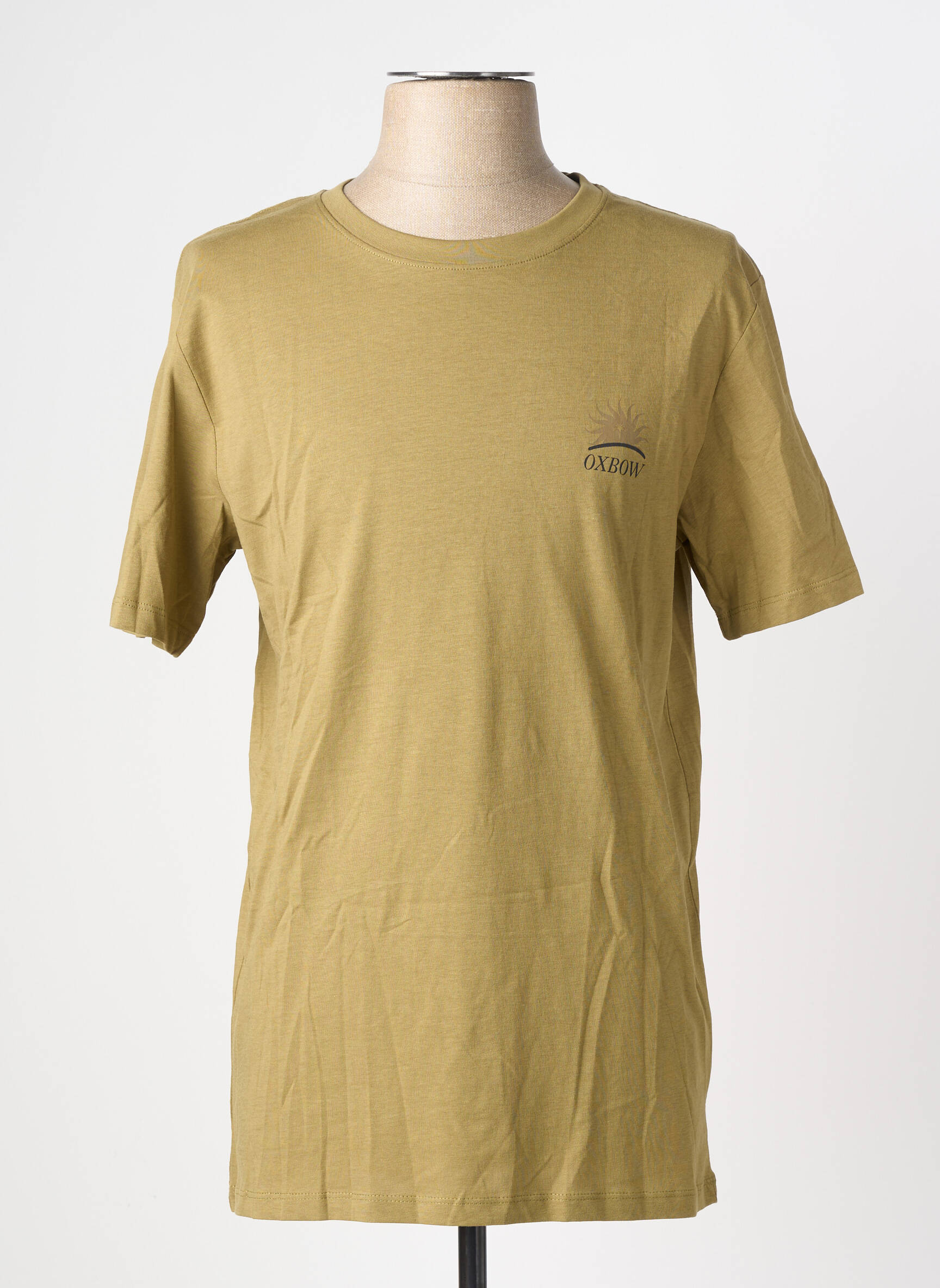 T-shirt stretch manches courtes vert OXBOW homme
