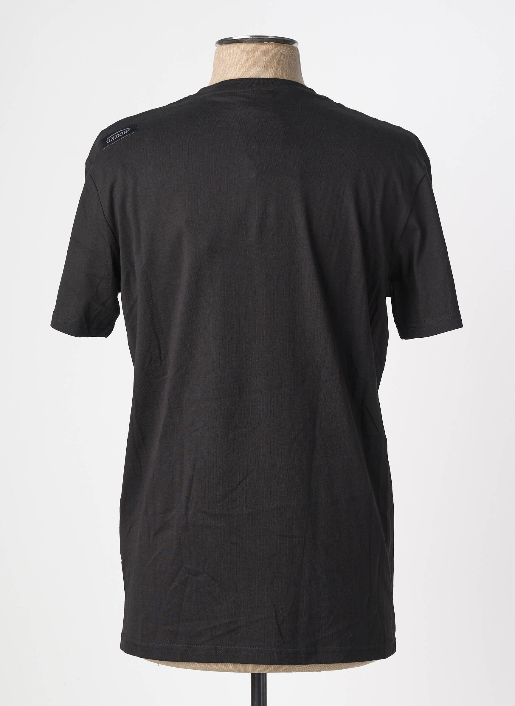 T-shirt stretch manches courtes noir OXBOW homme