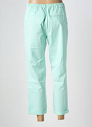 Pantalon 7/8 stretch taille normale vert HAPPY femme