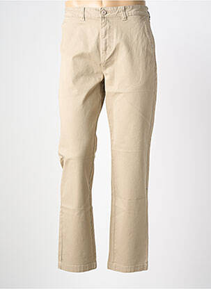 Pantalon chino stretch taille normale beige OXBOW homme