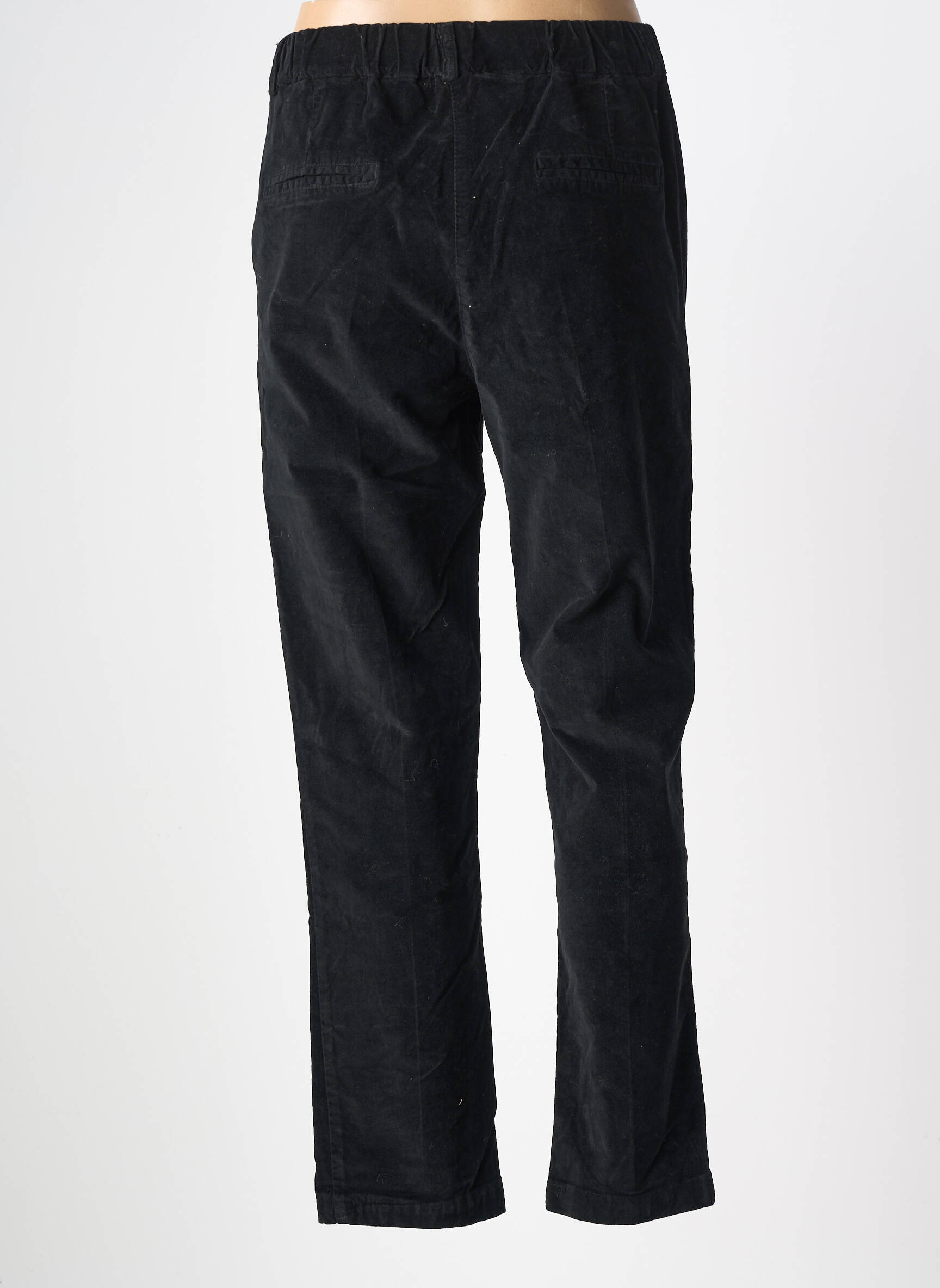 Pantalon droit taille élastique taille normale noir PAKO LITTO femme