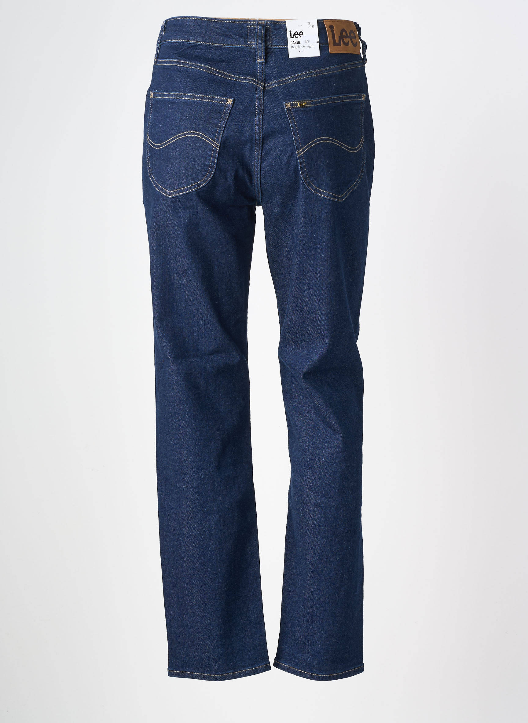 Jeans coupe droite stretch taille normale bleu LEE femme