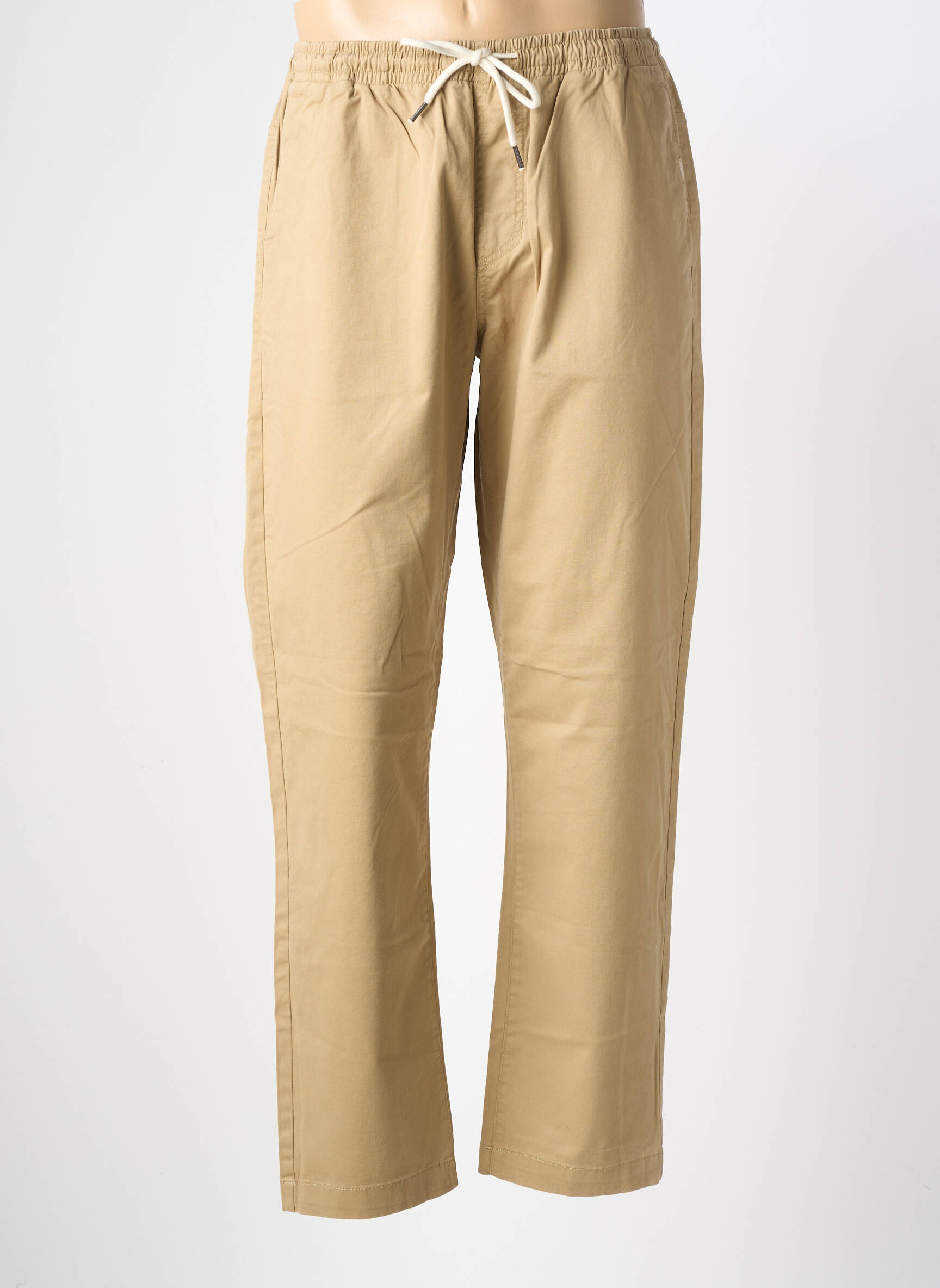 Pantalon chino stretch taille normale beige OXBOW homme