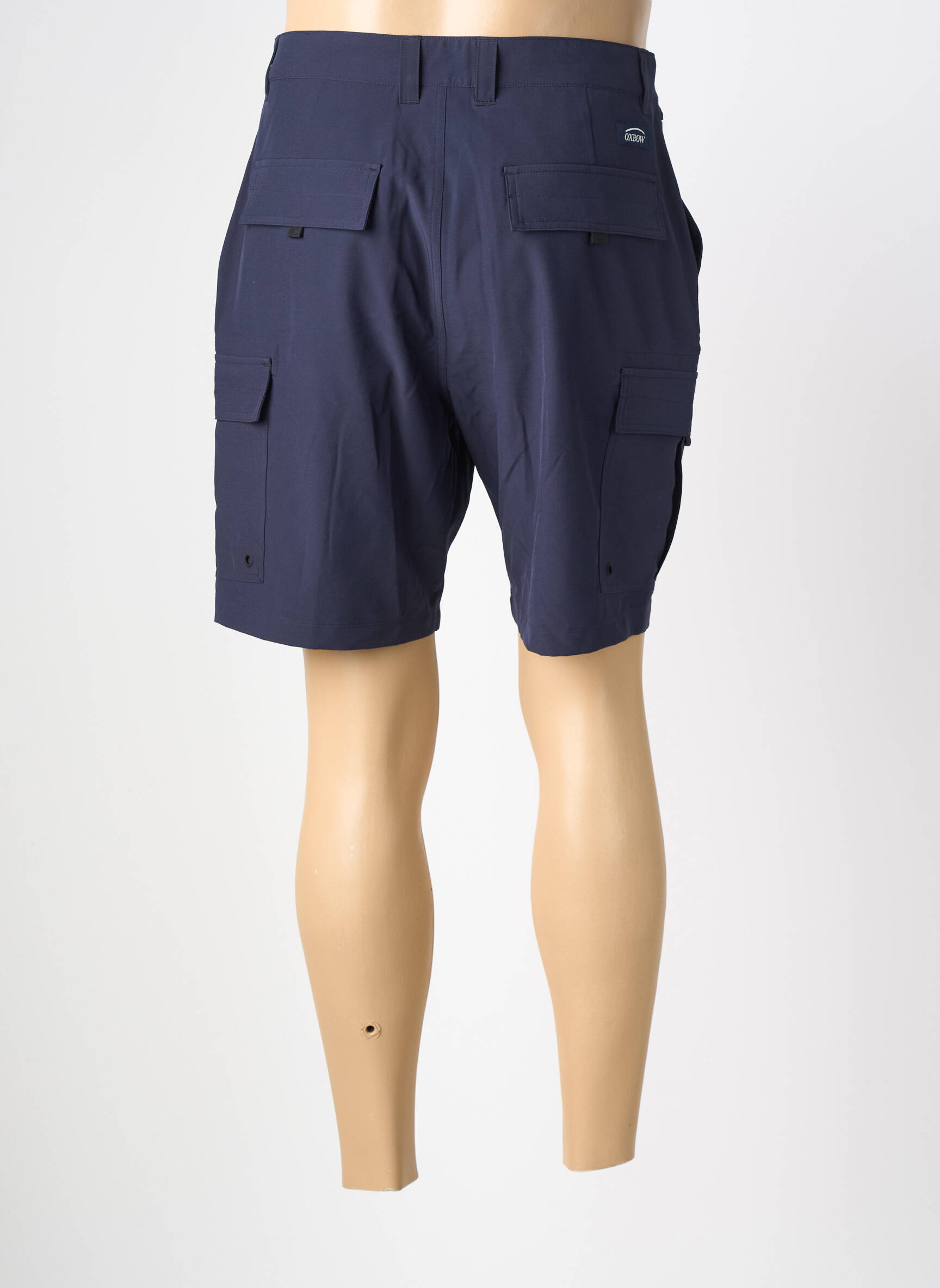 Bermuda stretch taille normale bleu OXBOW homme