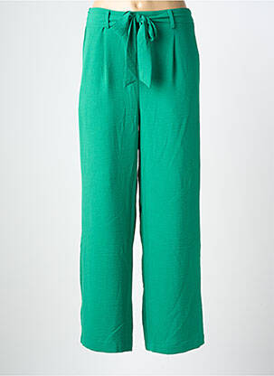 Pantalon droit taille élastique taille normale vert MOLLY BRACKEN femme