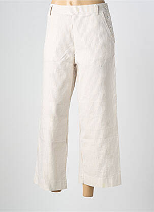 Pantalon droit stretch taille normale beige PAKO LITTO femme