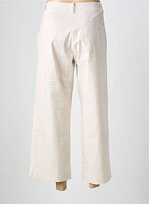 Pantalon droit stretch taille normale beige PAKO LITTO femme