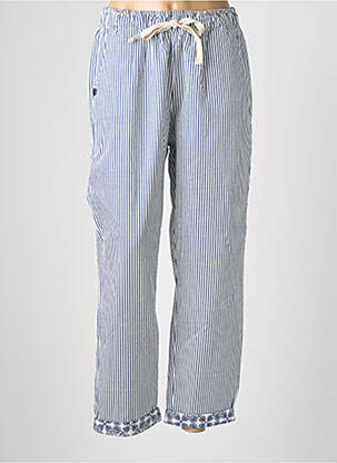 Pantalon droit stretch taille normale bleu PAKO LITTO femme
