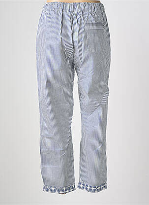 Pantalon droit stretch taille normale bleu PAKO LITTO femme