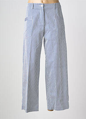 Pantalon droit stretch taille normale bleu PAKO LITTO femme