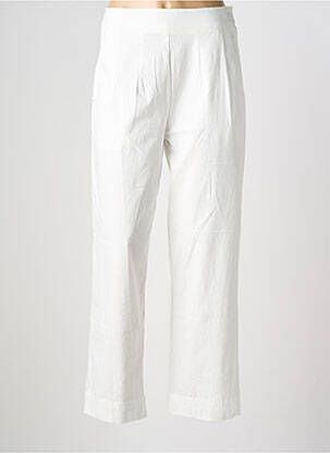 Pantalon droit taille normale taille normale blanc MOLLY BRACKEN femme