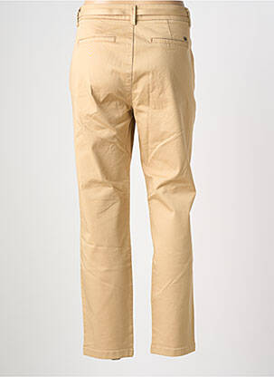 Pantalon 7/8 taille à pinces taille normale beige FREEMAN T.PORTER femme