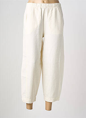 Pantalon droit stretch taille normale beige PAKO LITTO femme