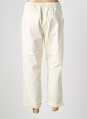 Pantalon droit stretch taille normale beige HOPPY femme
