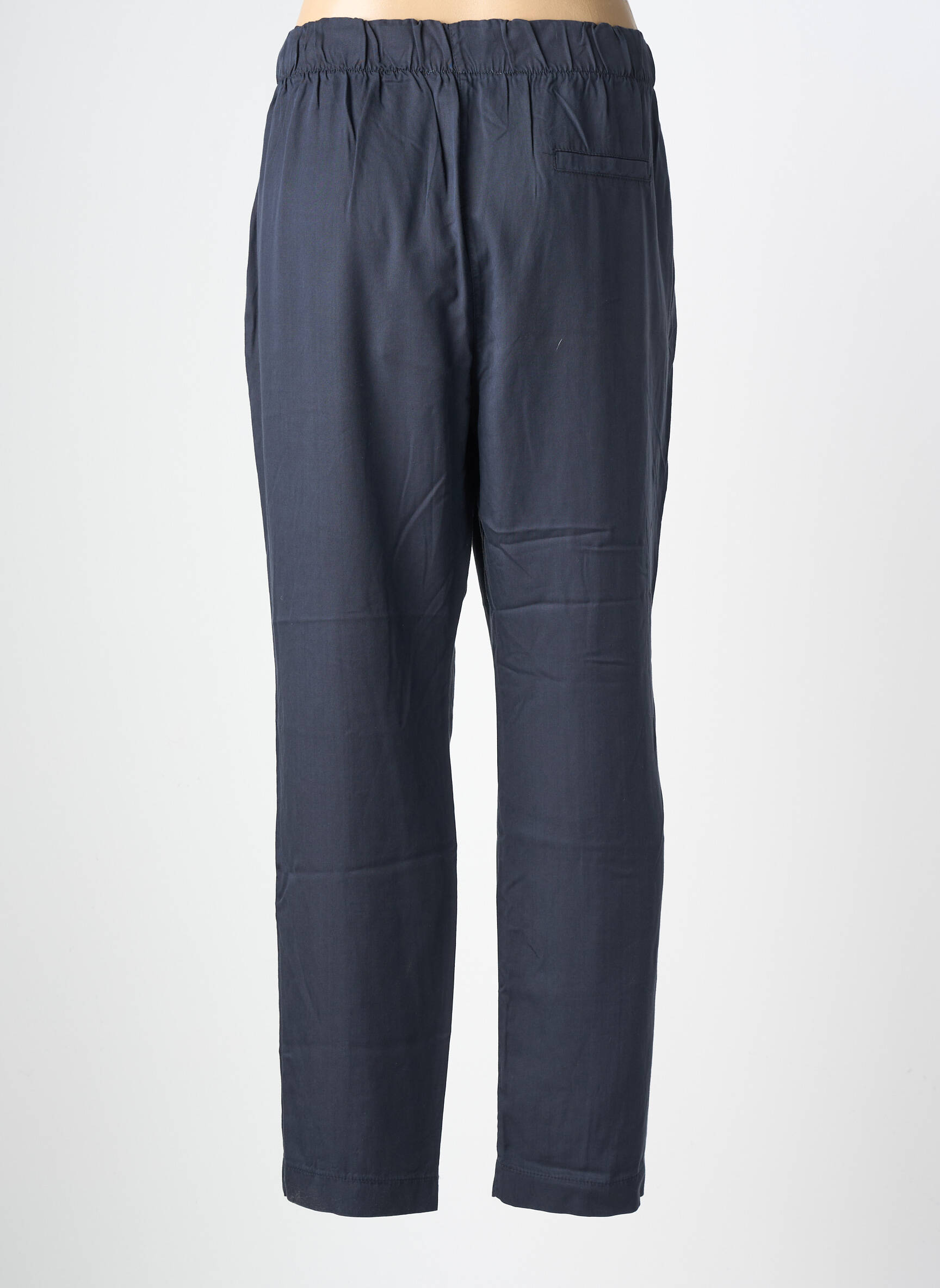 Pantalon slim taille élastique taille normale bleu LA FÉE ATELIER BY LA FÉE MARABOUTÉE femme