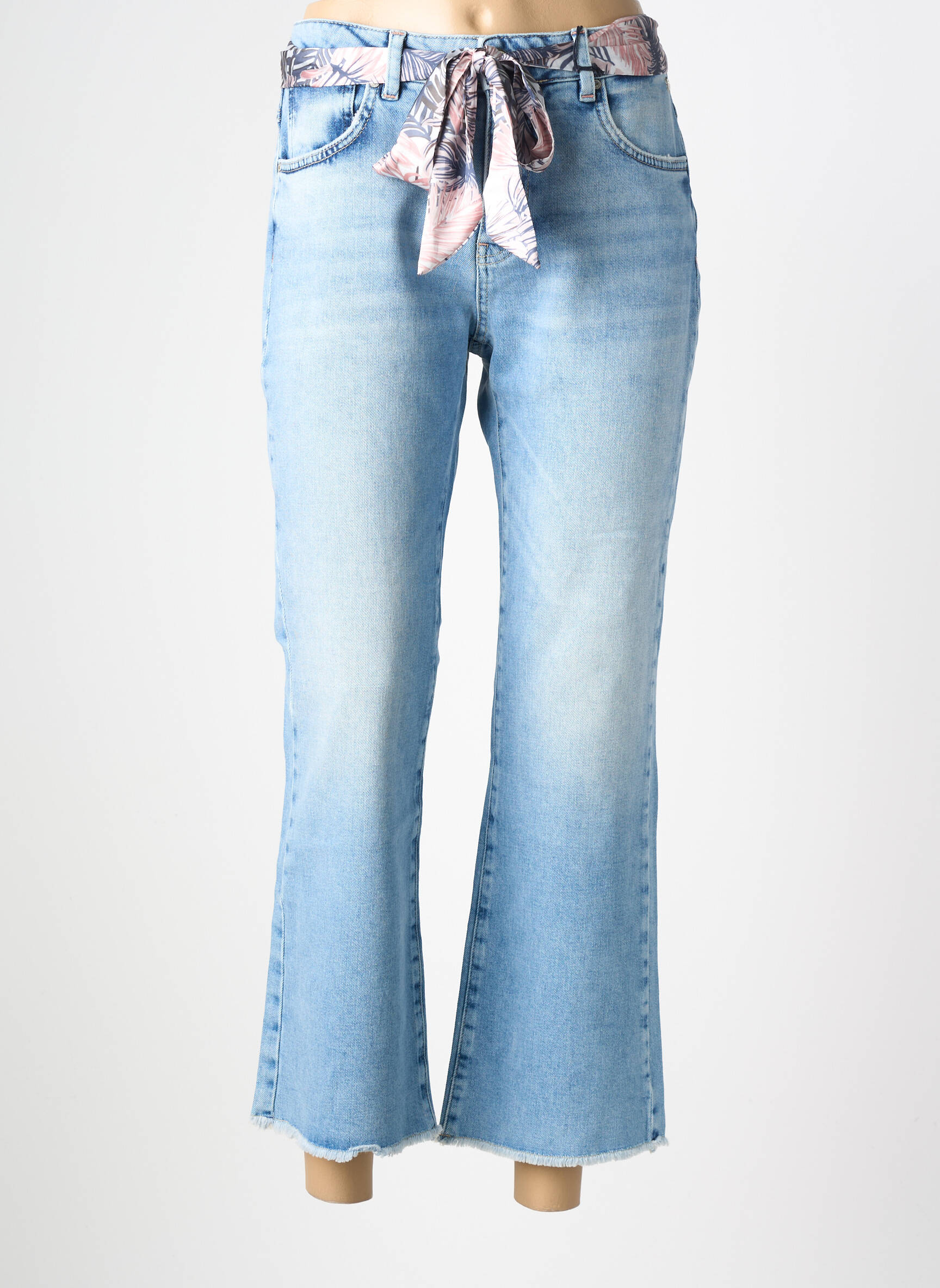 Jean coupe flare taille normale taille normale bleu FREEMAN T.PORTER femme