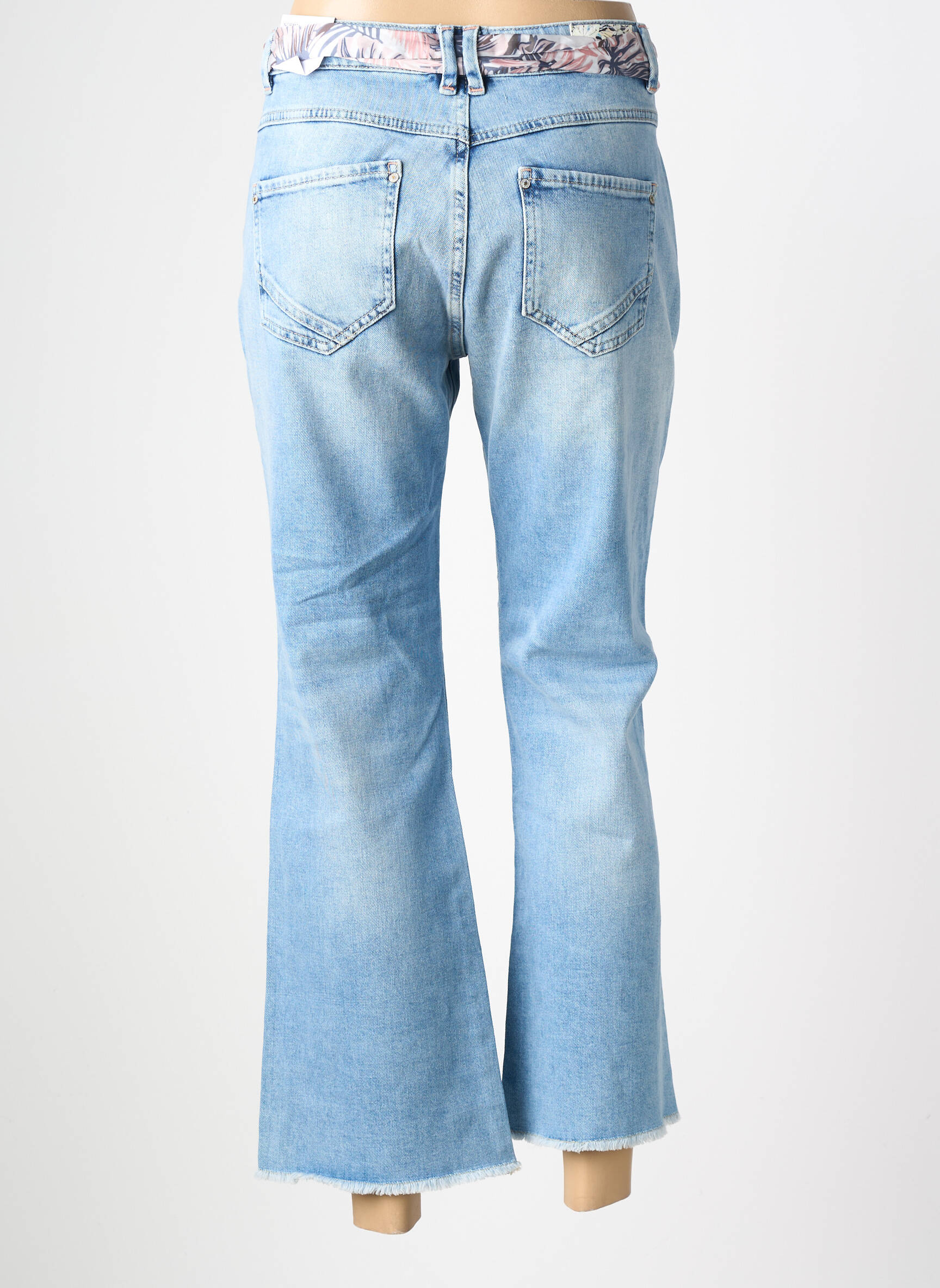 Jean coupe flare taille normale taille normale bleu FREEMAN T.PORTER femme