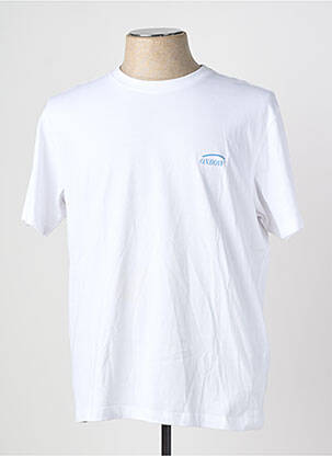 T-shirt sérigraphie floquée manches courtes blanc OXBOW homme