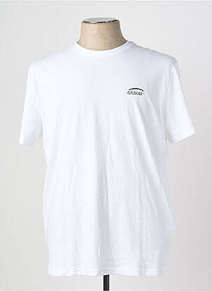 T-shirt sérigraphie floquée manches courtes blanc OXBOW homme