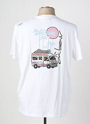 T-shirt coupe droite manches courtes blanc OXBOW homme