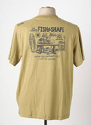T-shirt coupe droite manches courtes vert OXBOW homme