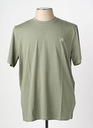 T-shirt broderie manches courtes vert OXBOW homme