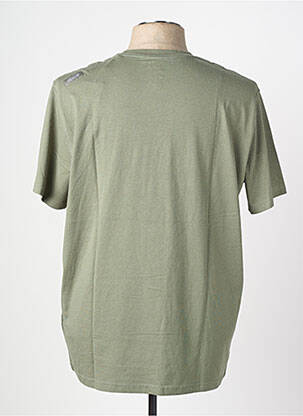 T-shirt broderie manches courtes vert OXBOW homme