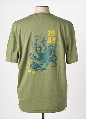 T-shirt coupe droite manches longues vert SERGE BLANCO homme