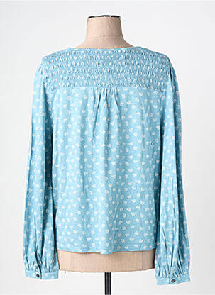 Chemisier imprimé fantaisie manches longues bleu WHITE STUFF femme