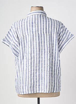 Chemisier manches courtes manches courtes bleu WHITE STUFF femme